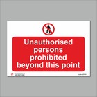 Buy Online - Unauthorised Persons Prohibited Beyond This Point