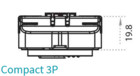 Buy Online - US91 Compact 3P (Profile) Round Push Body Dual & Bi + Illumination
