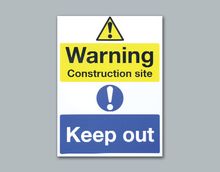 Warning Construction Site