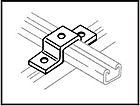 Buy Online - 21mm Channel Top Hat Bracket - 3 Holes