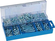 366 Piece Pan Head Screw And Nut Assortment