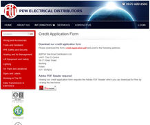 Apply for an Account. Either Credit or Cash/Proforma