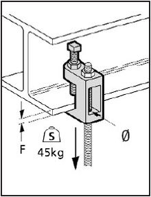 Beam Clamps - G Clamp M10 Bolt