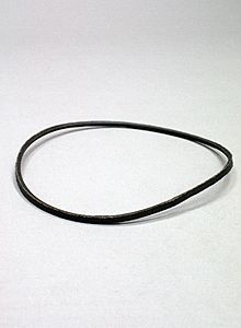 Black Trapecial Belt Smooth 'V' Groove