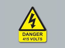 Danger 415 Volts Triangle