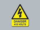 Buy Online - Danger 415 Volts Triangle
