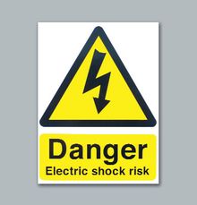 Danger Electrick Shock Risk