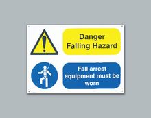 Danger Falling Hazard