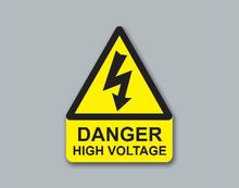 Danger High Voltage Triangle