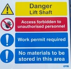 Buy Online - Danger Lift Shaft Otis Bespoke sign