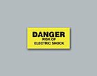 Buy Online - Danger Risk of Electric Shock Rectangle