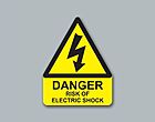 Buy Online - Danger Risk of Electric Shock Triangle