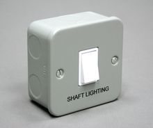 Engraved Lift Specific 2 way Switches