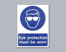 Eye Protection Must Be Worn