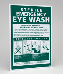 Eye Wash Station PVC Sign