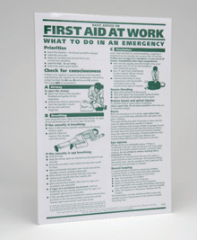 First Aid At Work Poster