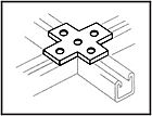 Buy Online - Flat Crossover Plate - 5 Holes