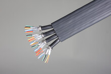 Flat LSOH Cat 6e Lift Travelling Cable