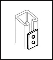 Flat Rectangular Plate - 2 Hole