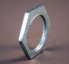 Galvanised Hex Locknut