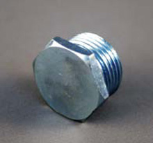 Galvanised Hexagonal Plugs