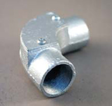 Galvanised Inspection Elbow