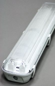 Galvanised Shaft Lighting Kit BDP218 2ft Twin Weatherpack