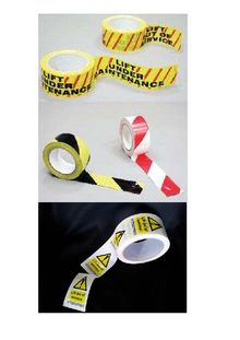 Hazard Tape and Lift Service Tapes