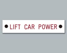 Lift Car Power (red)