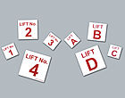 Buy Online - Lift Number and Letter Labels