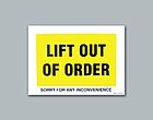 Buy Online - Lift Out of Order (magnetic label)