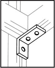 Long L-Bracket - 1:2 Holes