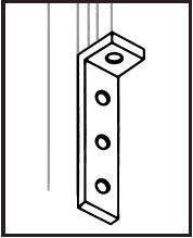 Long L-Bracket - 1:3 Holes