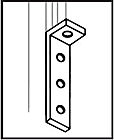 Buy Online - Long L-Bracket - 1:3 Holes