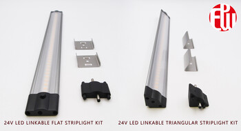 Lumo3C alternative 24 volt LED Linkable Strip Lighting