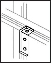 Medium L-Bracket - 1:2 Holes