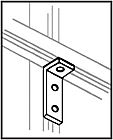 Buy Online - Medium L-Bracket - 1:2 Holes