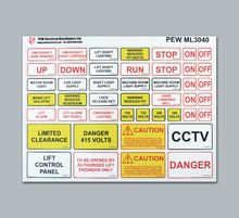 Misc Lift Labels Type 2