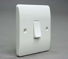 MK Range Moulded 10A Plate Switches