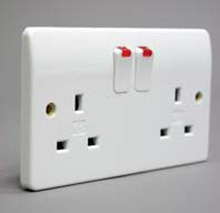 MK Range Moulded 13A Socket Outlets