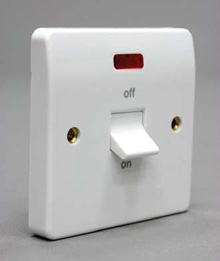MK Range Moulded Double Pole Switches