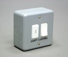 Motor Room Light Switch and Emergency Light Test Switch