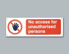 No Access For Unauthorised Persons