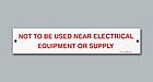 Buy Online - Not to be Used Near Electrical Equipment or Supply