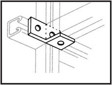 Offset Channel Support Bracket - L/H - 3 Holes