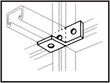 Offset Channel Support Bracket - R/H - 3 Hole