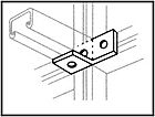 Buy Online - Offset Channel Support Bracket - R/H - 3 Hole