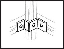 Offset (Stepped) 90 Deg Bracket - 3 Holes