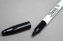 Permanent Fine Tipped Marker Pens