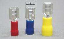 Pre-Insulated Female Push-On Crimp Terminals